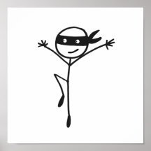 Menino Ninja Impressão