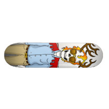 Menino ocasional da morte do diabo do skate do neg