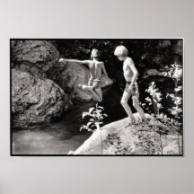 Meninos na lagoa poster