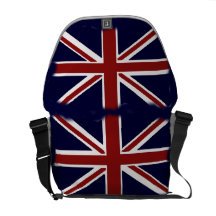 Mensageiro britânico da bandeira bolsas mensageiro