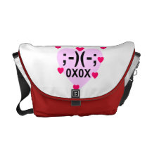 Mensageiro do Texto-Rickshaw de Heartsy Bolsas Mensageiro