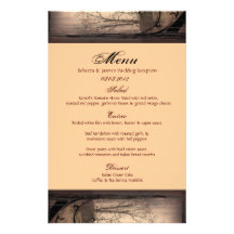 menu countryWedding customizável da casa da quinta Papelaria