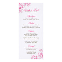 Menu feito sob encomenda do casamento da tipografi convite personalizados