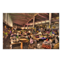 Mercado interno Republic of Guinea, África ocident Impressão De Foto