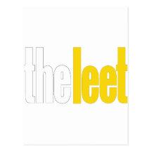 Mercadoria oficial de Leet Cartao Postal