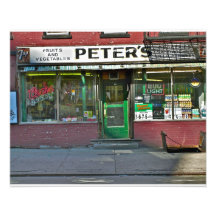 Mercearia velha de NYC Impressão De Foto
