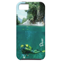 Mergulhador de mergulhador iPhone 5 capa