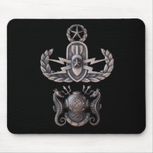 Mergulhador mestre mestre do EOD Mouse Pads