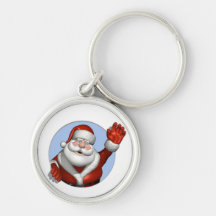 Merry Christmas - Papai Noel porta-chaves - Chaveiros
