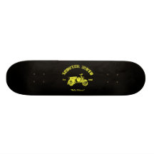 Mesa clássica do skate do preto do patinete