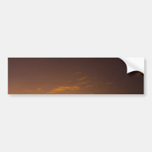 Meteoro no por do sol adesivos