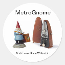 MetroGnome Adesivo Redondo