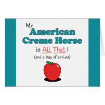 Meu cavalo americano do creme é todo o isso! Caval Cartões