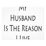 Meu marido é a razão que eu vivo convite personalizado