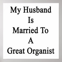 Meu marido é casado a um grande organista poster