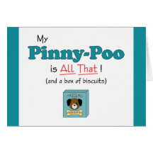 Meu pinny-Poo é todo o isso! Cartoes