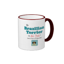 Meu Terrier brasileiro é todo o isso! Caneca