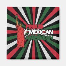 México-americano orgulhoso ima de geladeira