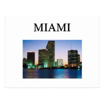 miami! cartao postal