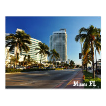 Miami FL Cartoes Postais