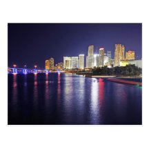 Miami, Florida, cidade do progresso Cartoes Postais