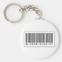 Microbiologista do código de barras chaveiros