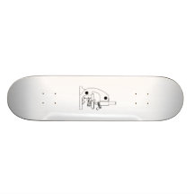Microscópio da ciência skate boards