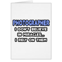 Milagre e fotógrafo cartoes