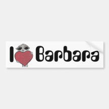 Mim alienígena de Barbara do coração Adesivo