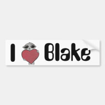 Mim alienígena de Blake do coração Adesivos
