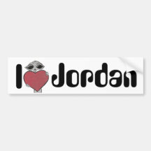 Mim alienígena de Jordão do coração Adesivos
