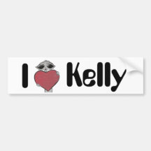 Mim alienígena de Kelly do coração Adesivos