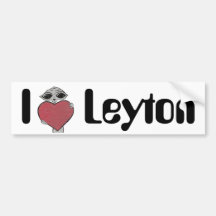 Mim alienígena de Leyton do coração Adesivos