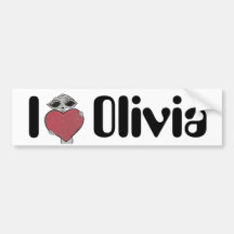 Mim alienígena de Olivia do coração Adesivos