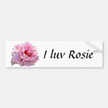 "Mim autocolante no vidro traseiro de Rosie do luv Adesivo