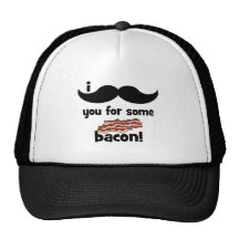 Mim bigode você para algum bacon bones