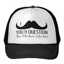 Mim bigode você um chapéu do camionista da pergunt bone
