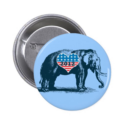 Mim botão bonito da campanha do GOP 2012 dos repub Pins