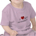 Mim coração minhas mamães camisetas