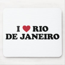 Mim coração Rio de Janeiro Brasil Mouse Pad