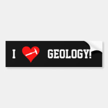 Mim geologia do coração! adesivo