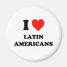 Mim latinoes-americanos do coração imã de refrigerador