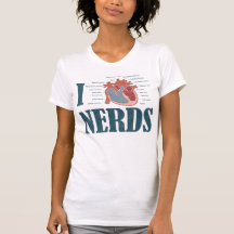 Mim NERD do coração Camisetas