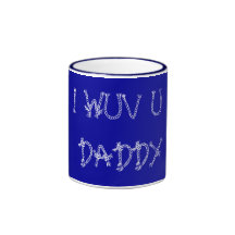 MIM PAI DE WUV U CANECA