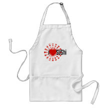 Mim sushi do coração! avental