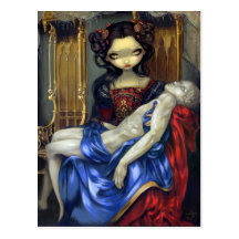 "Mim Vampiri:  Cartão de Pietà" Cartoes Postais