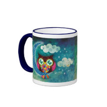 Minha caneca crescente da coruja