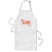 Minha cozinha. Minhas regras. Design do divertimen Avental