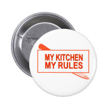 Minha cozinha. Minhas regras. Design do divertimen Boton