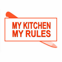 Minha cozinha. Minhas regras. Design do divertimen Fotoesculturas